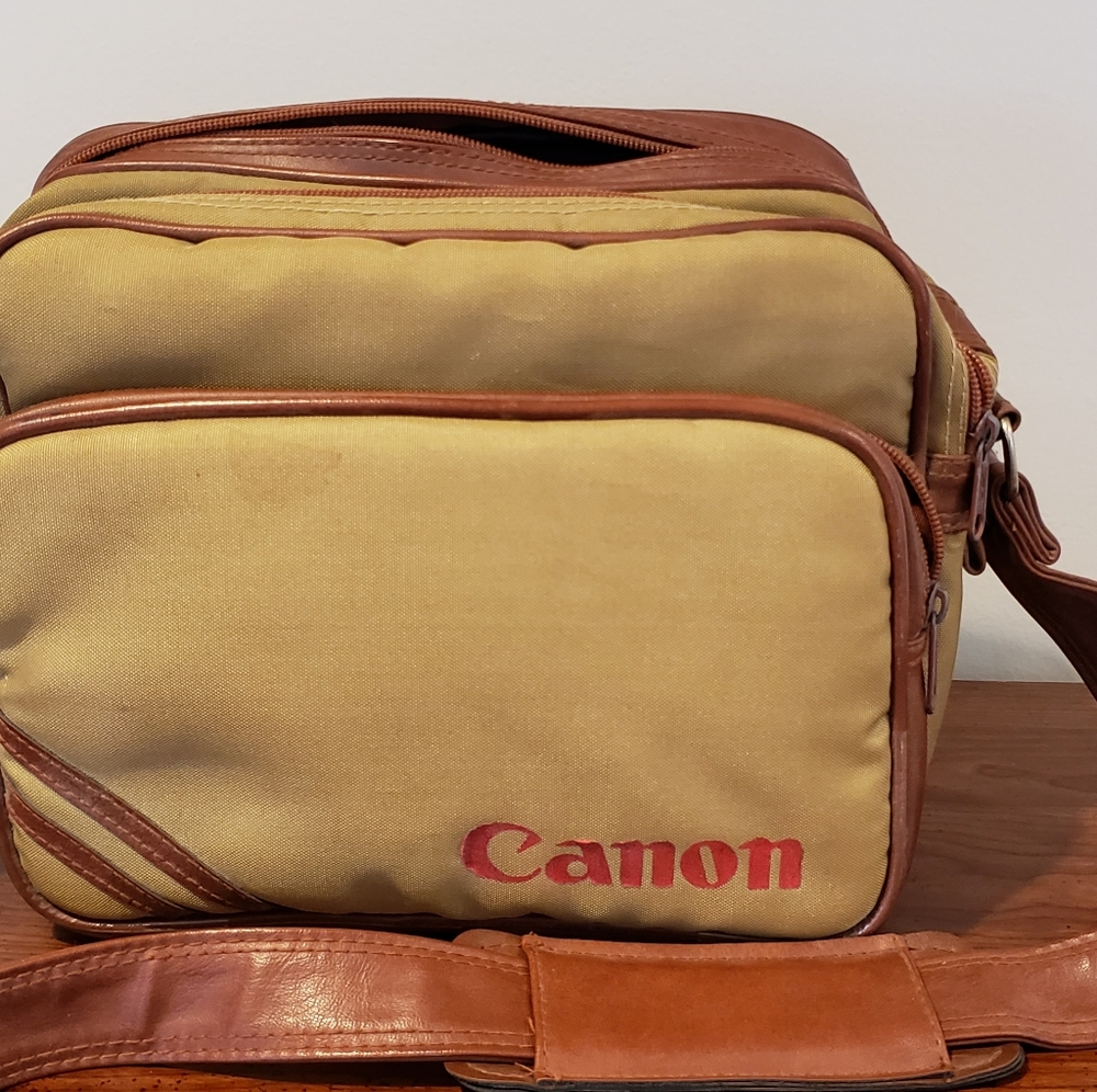 Vintage Canon camera bag